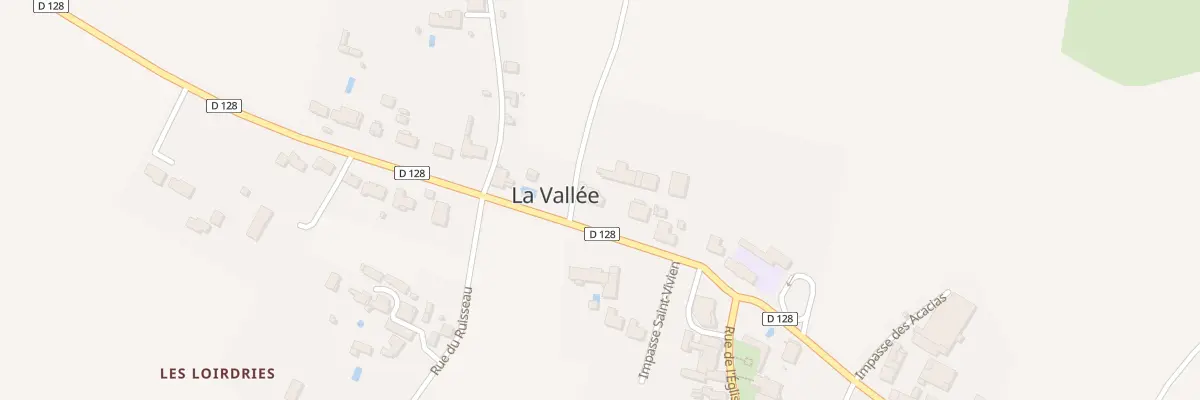 Plan du 12 Rue René Bitaud à La Vallée