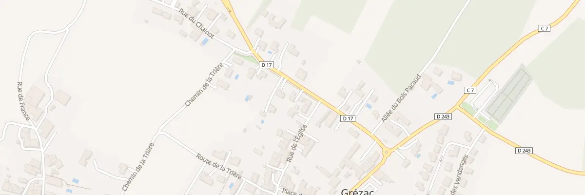 Plan du 49 Rte de Saujon à Grézac
