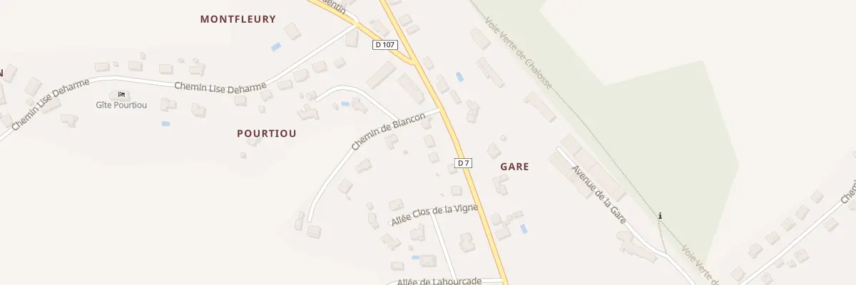Plan du 489 Av Abbé Bordes à Montfort-en-Chalosse