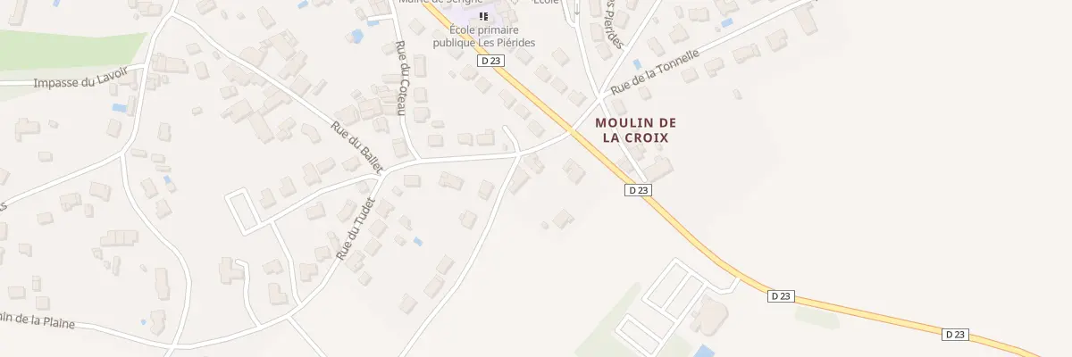 Plan du 5 Che de la Vigne aux Hommes à Sérigné
