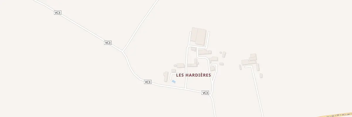 Plan du 3 Les Hardieres à Saint-Quentin-les-Anges