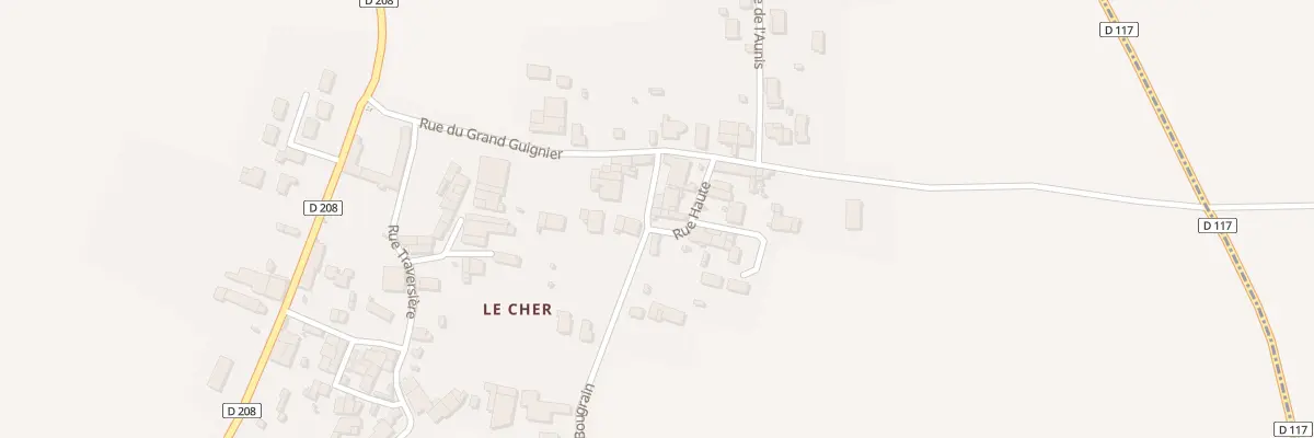 Plan du 6 Rue Haute à Chambon