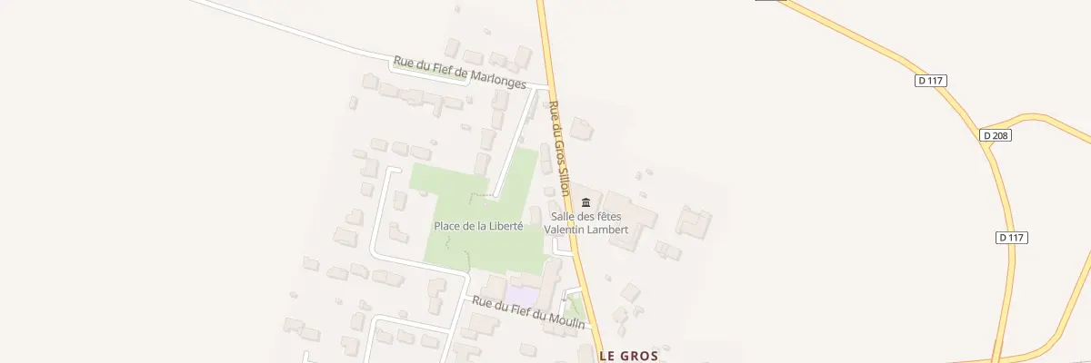 Plan du 27 Rue du Gros Sillon à Chambon