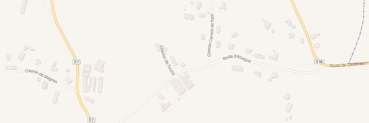 Plan du 315 Touzia à Castelnau-Chalosse