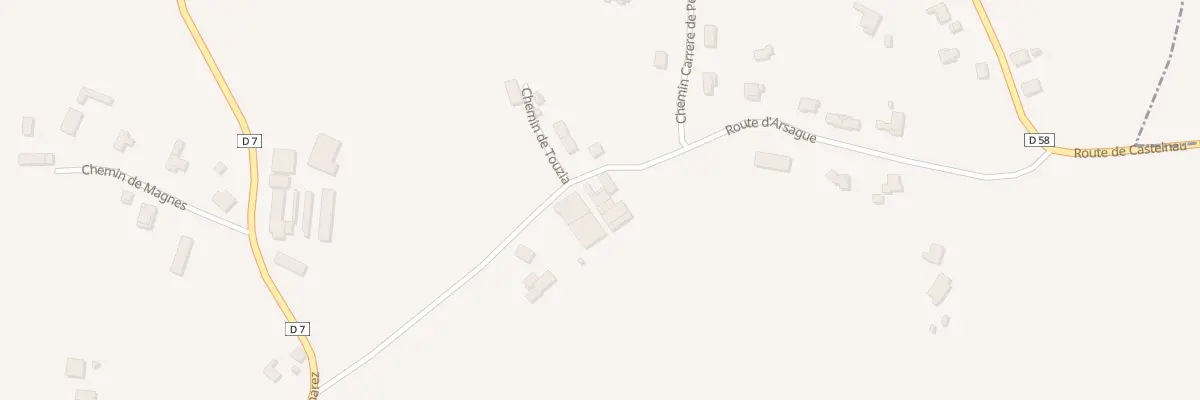 Plan du 423 Rte d’Arsague à Castelnau-Chalosse