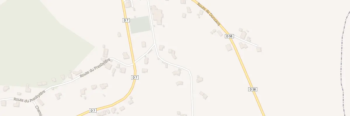 Plan du 43 Che Carrere de Petit à Castelnau-Chalosse
