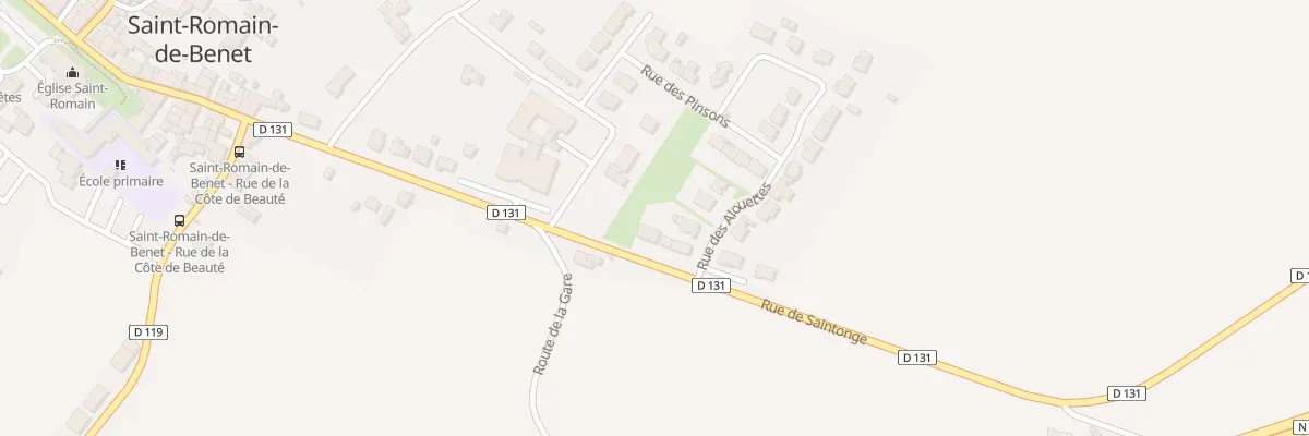 Plan du 31 Rue de Saintonge à Saint-Romain-de-Benet