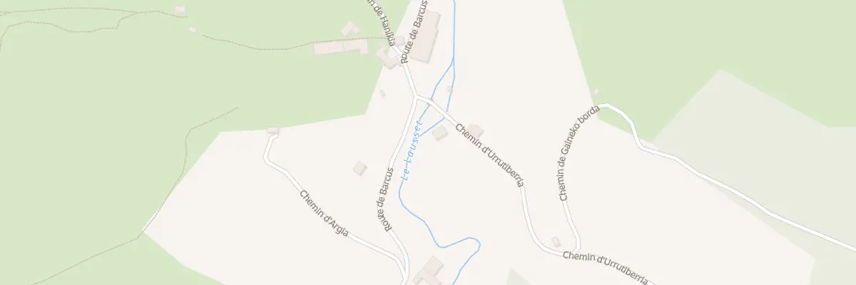 Plan du 60 Che d’Urrutiberria à Roquiague