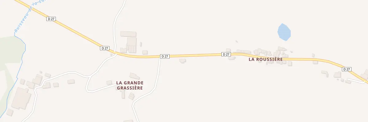 Plan du 21 La Roussière à Sèvremont