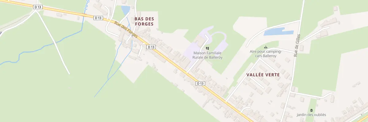 Plan du 85 Rue des Forges (Balleroy) à Balleroy-sur-Drôme