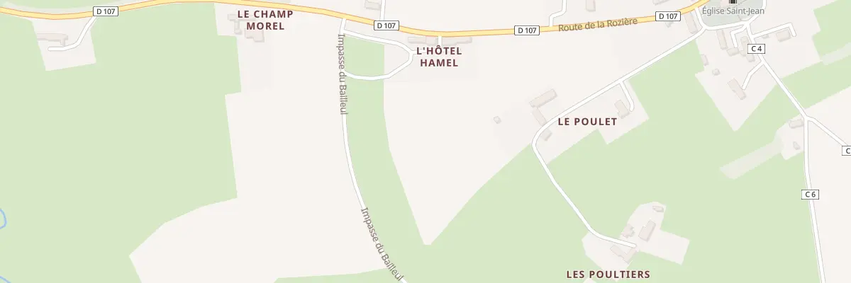 Plan du 1423 Rte de la Roziere - St Jean .. à Val de Drôme