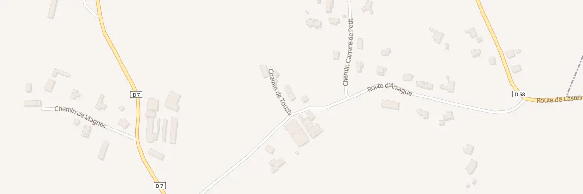 Plan du 22 Che du Touzia à Castelnau-Chalosse