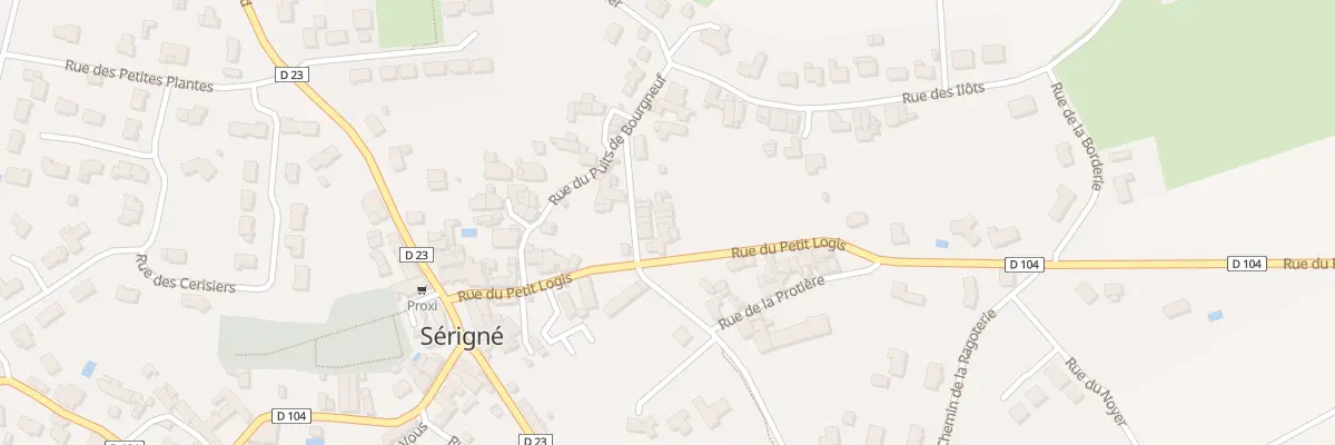Plan du 4 Rue du pontreau à Sérigné