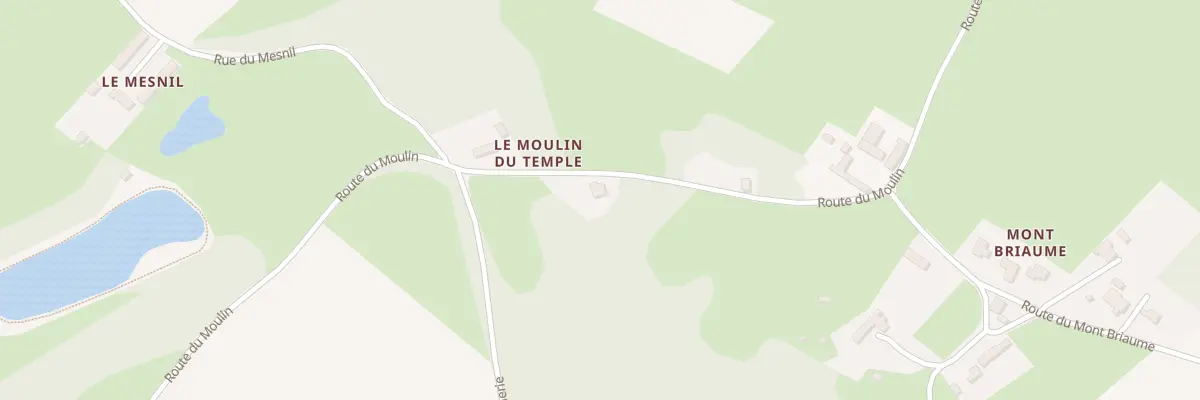 Plan du 5113 Le Moulin du Temple à Planquery
