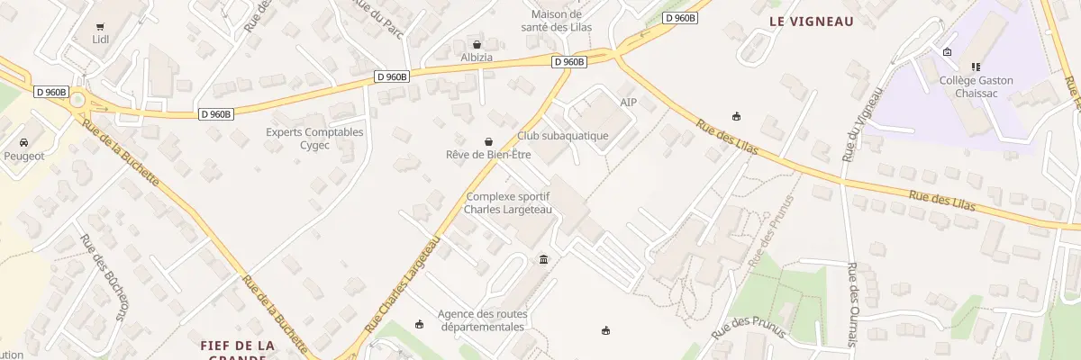 Plan du 5 Rue charles largeteau à Pouzauges