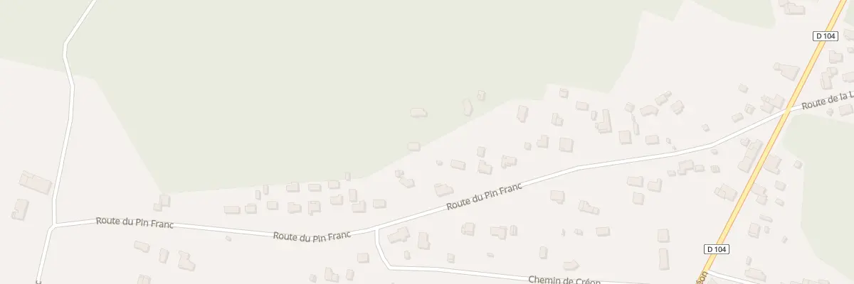 Plan du 26T Rte de Pin Franc à Saint-Sauveur