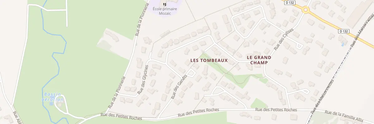 Plan du 15 Rue des genêts à Longèves