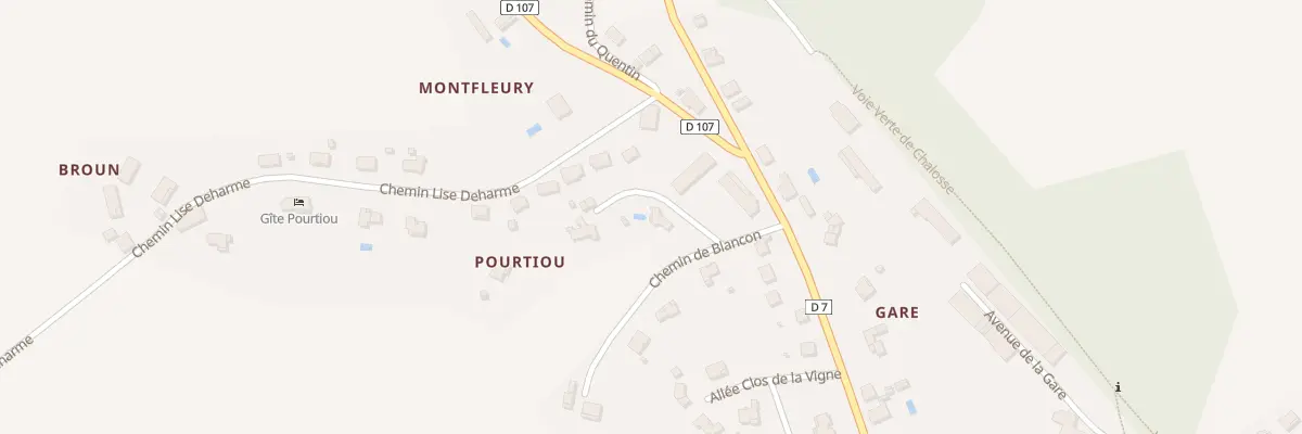Plan du 70 Che de Blancon à Montfort-en-Chalosse