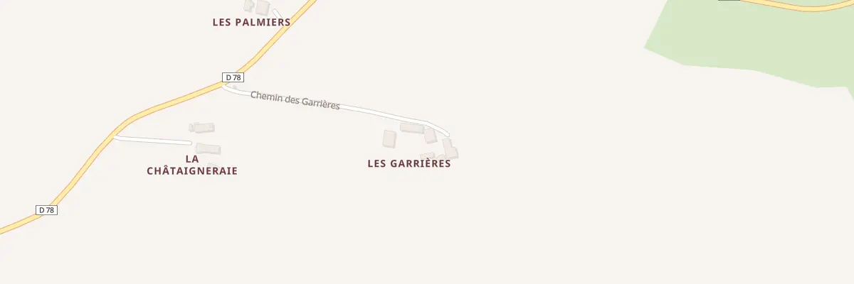 Plan du 250 Che des Garrières à Segré-en-Anjou Bleu
