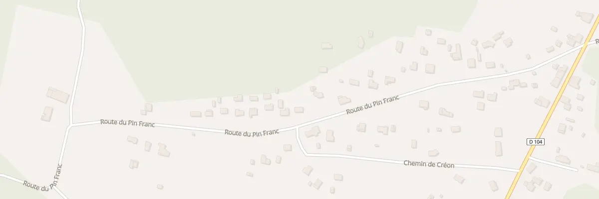 Plan du 30 Rte de Pin Franc à Saint-Sauveur