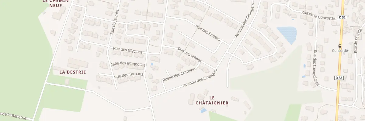 Plan du 9 Rue des Frênes à Saint-Berthevin