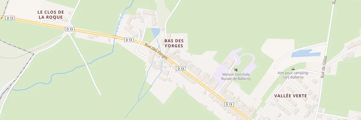 Plan du 115 Rue des Forges (Balleroy) à Balleroy-sur-Drôme