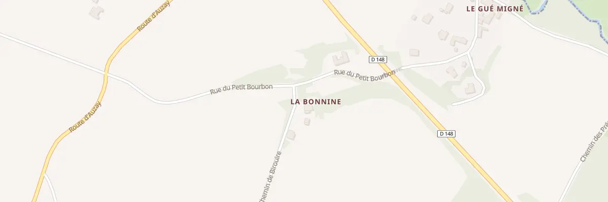 Plan du 23 Rue du petit bourbon à Longèves