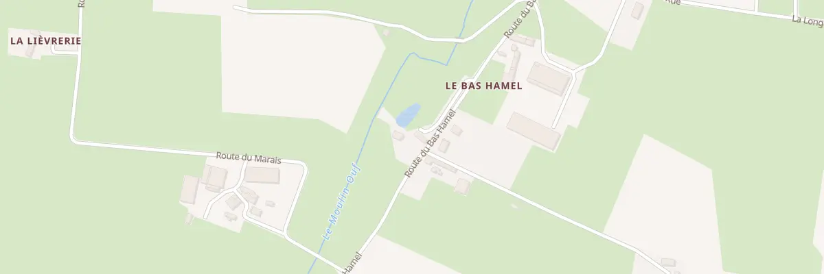 Plan du 5105 Le Bas Hamel au Tronquay