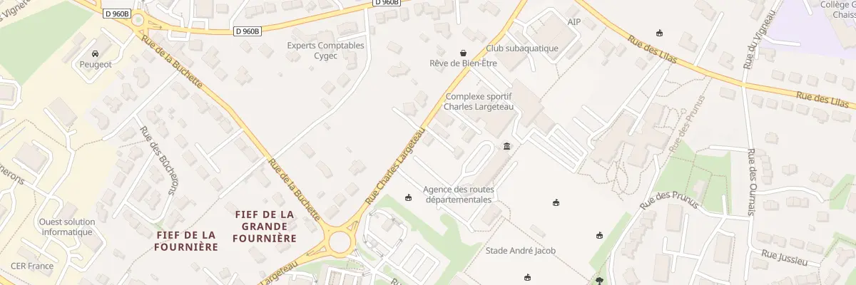 Plan du 15 Rue charles largeteau à Pouzauges
