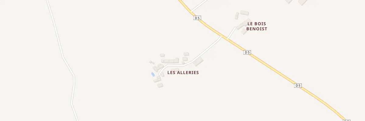 Plan du 1 Les Alleries à Hercé