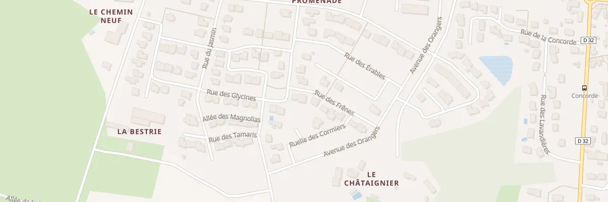 Plan du 13 Rue des Frênes à Saint-Berthevin