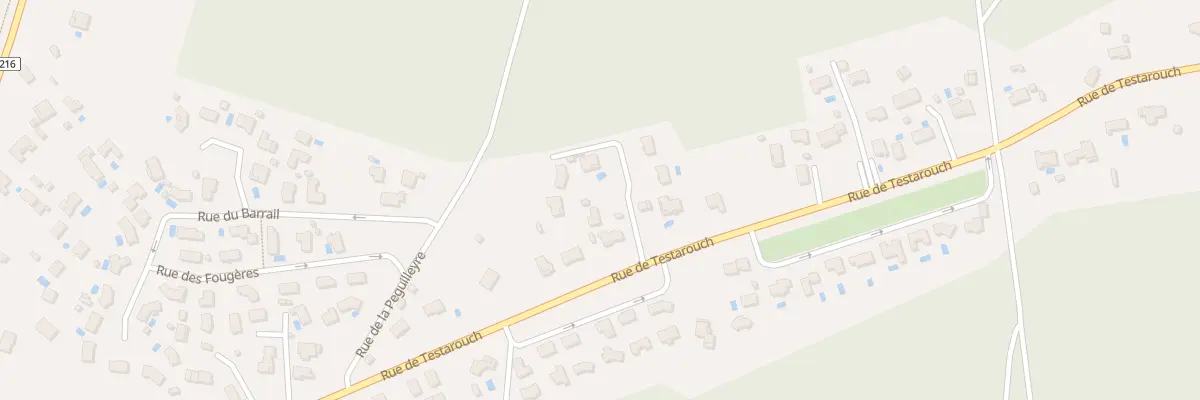 Plan du 33B Rue de Testarouch à Mios