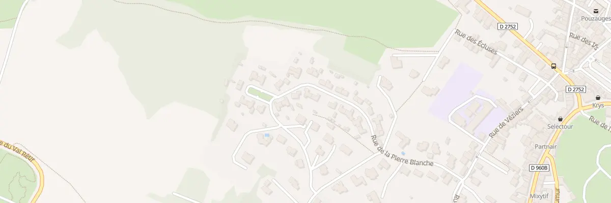 Plan du 31 Rue de la pierre blanche à Pouzauges