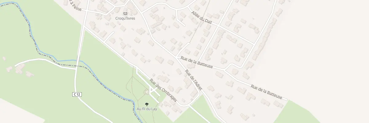 Plan du 2 Rue de la batteuse à La Meilleraie-Tillay