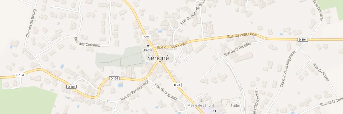 Plan du 12 Rue du petit logis à Sérigné