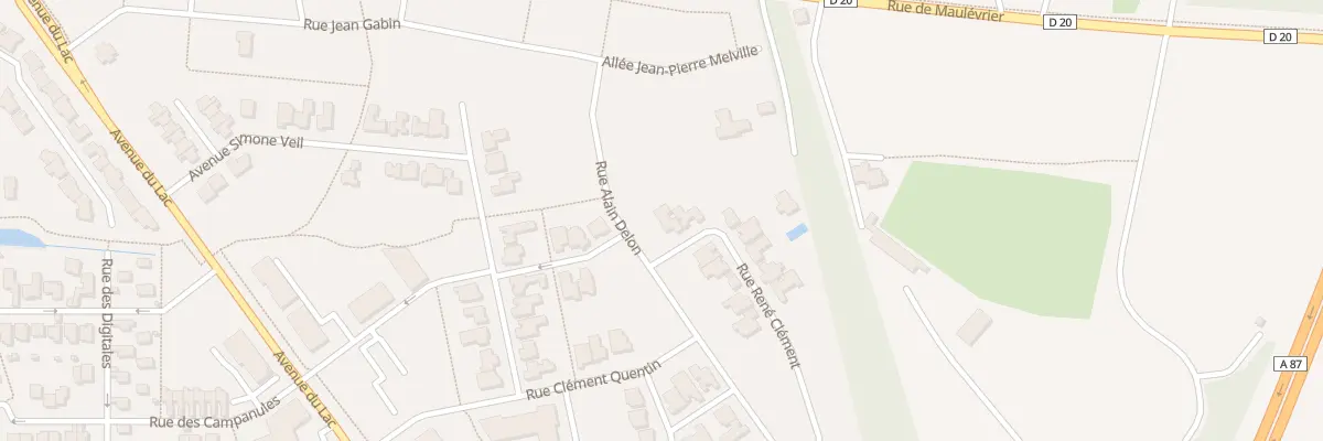 Plan du 1 Rue René Clément à Cholet
