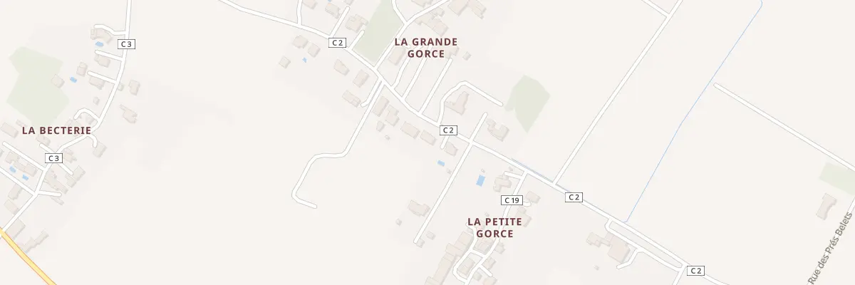 Plan du 40 Rue de la Grande Gorce à Corme-Écluse