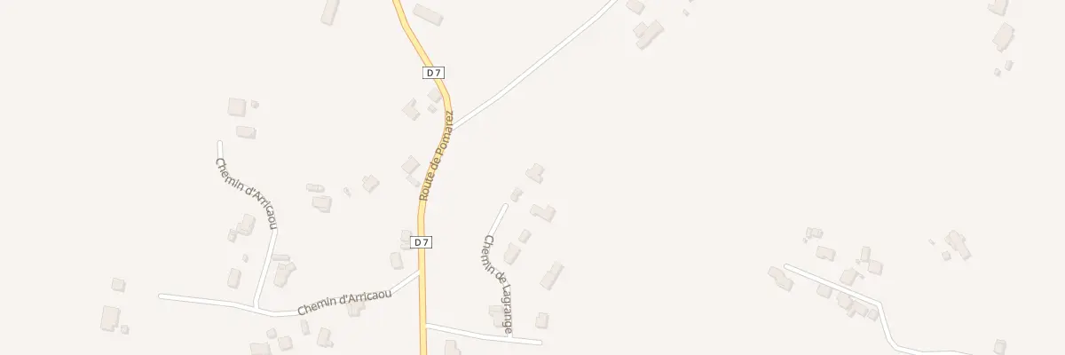 Plan du 250 Che de Lagrange à Castelnau-Chalosse