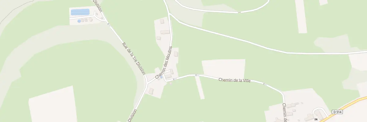 Plan du 94 Che des Moulins à Colleville-sur-Mer