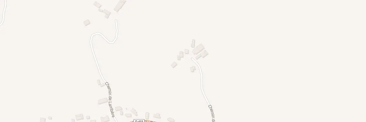 Plan du 294 Che de Guilleman à Poyartin