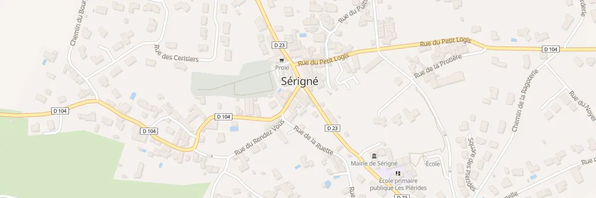 Plan du 3 Rue de la rabatelière à Sérigné