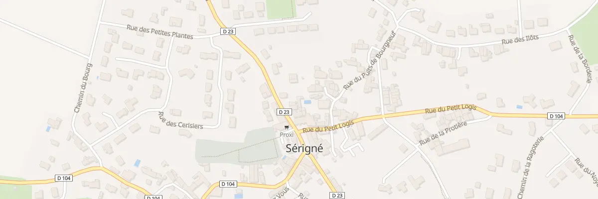 Plan du 4 Rue du général bonnaud à Sérigné