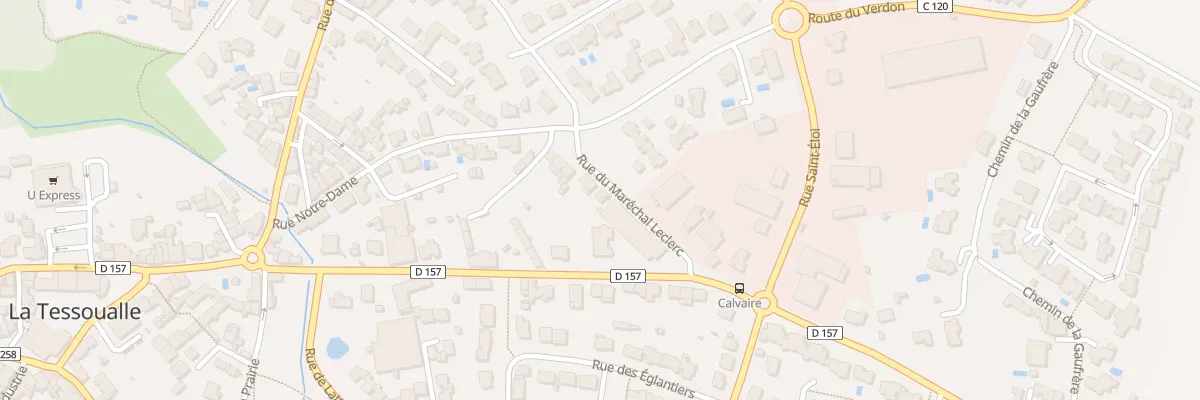 Plan du 10 Rue du Mal Leclerc à La Tessoualle