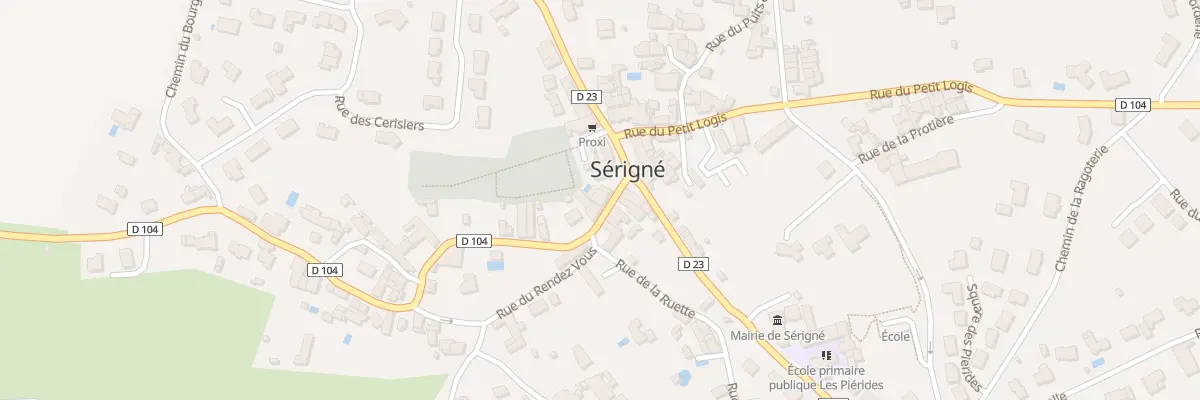 Plan du 4 Rue de la rabatelière à Sérigné