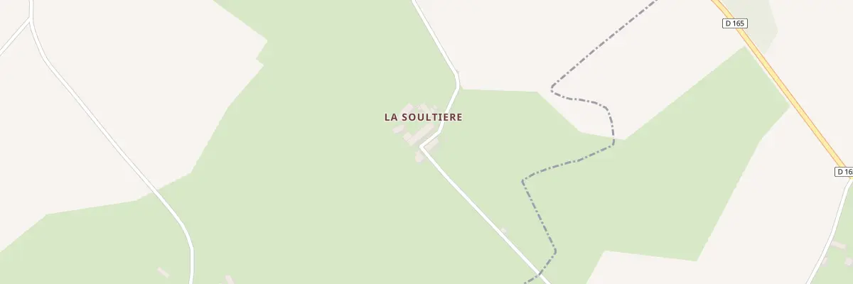 Plan du 1 La Soultierè à Chailland