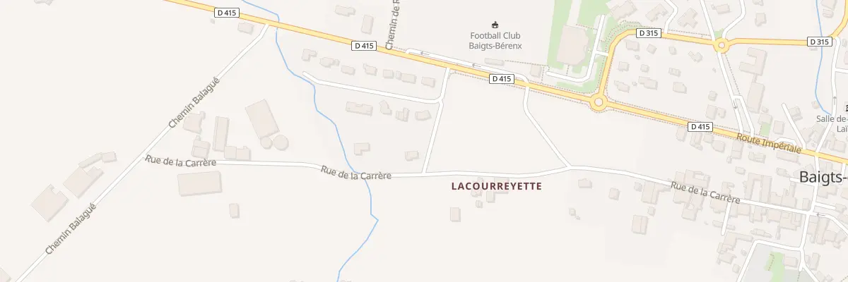 Plan du 480 Rue La Carrere à Baigts-de-Béarn