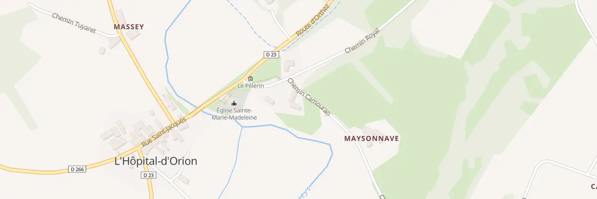 Plan du 30 Che Camouran à L’Hôpital-d’Orion