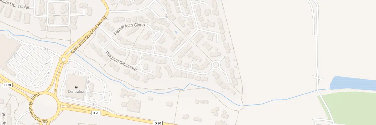Plan du 3 Rue Charles Baudelaire à Cholet