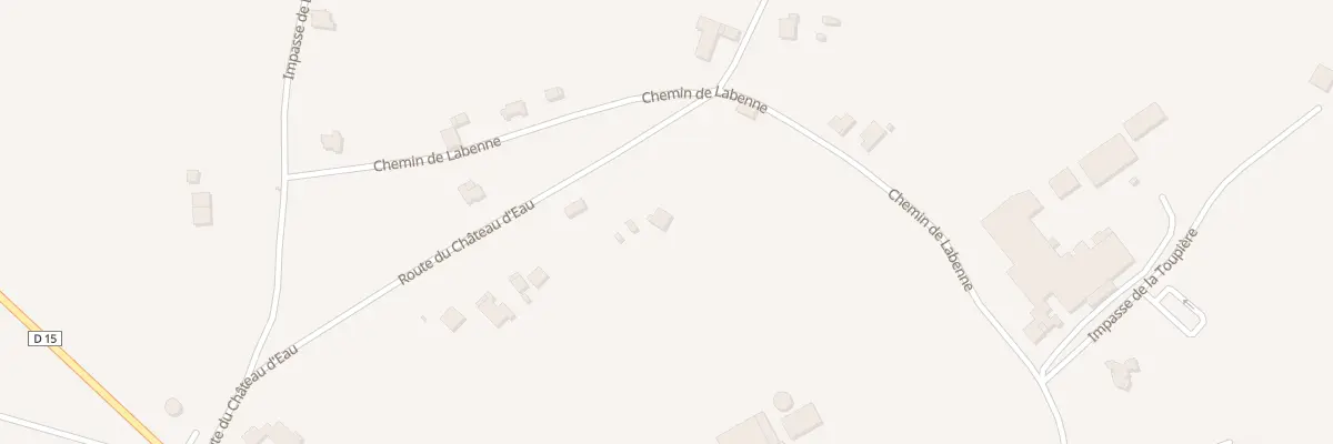 Plan du 414 Rte du Château d’Eau à Pomarez