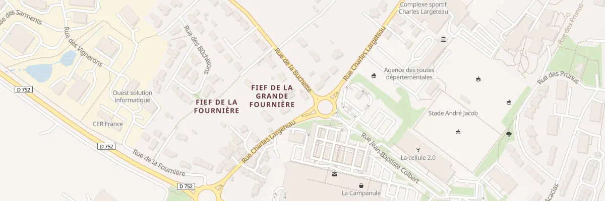 Plan du 16 Rue charles largeteau à Pouzauges